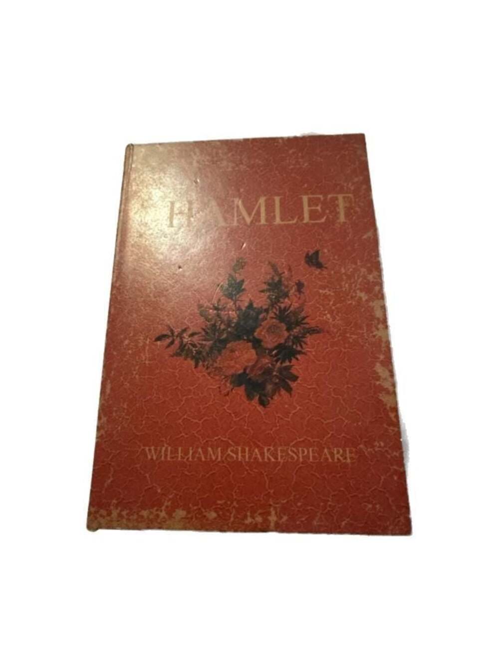 Vintage Faux Book Storage Box Hamlet by William Shakespeare Floral Design